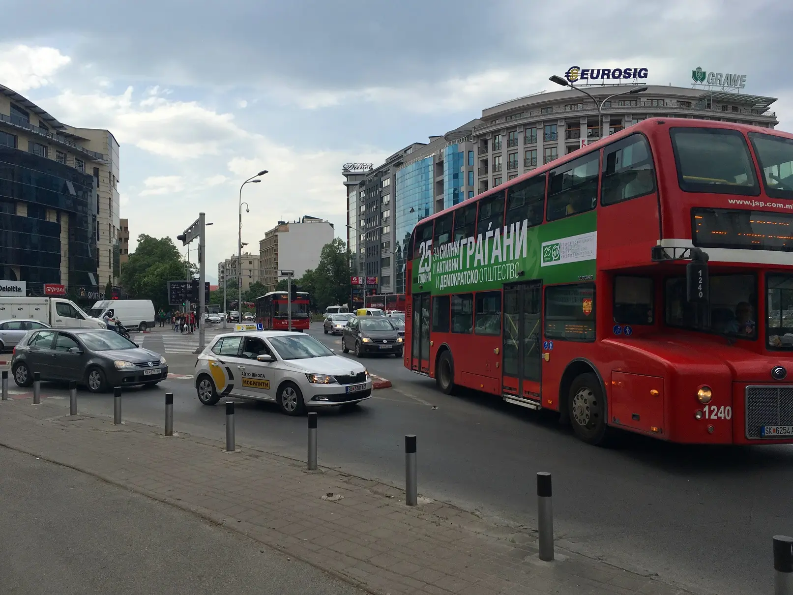 Skopje double decker bus London