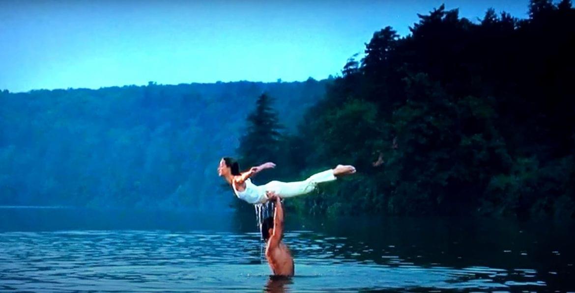 Dirty Dancing emelés jelenet tó