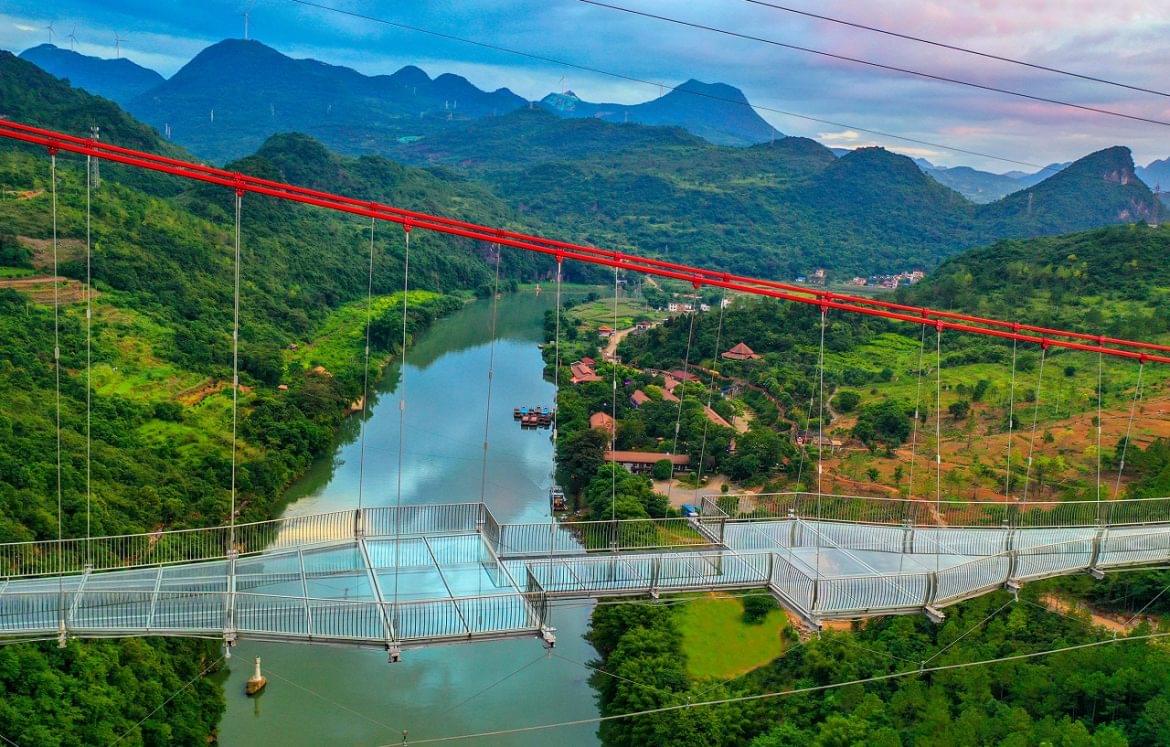 világ leghosszabb üveg függőhídja