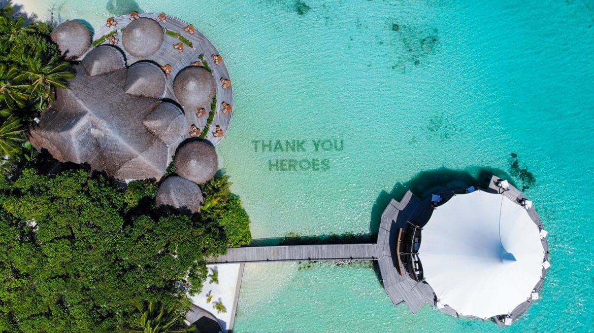 baros resort maldiv köszönet tisztelet koronavírus
