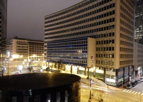 Brüsszel kaland utca eresz éjszakai