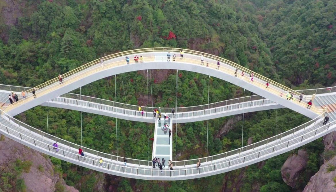 Ruyi híd Kína üveghíd Shenxianju
