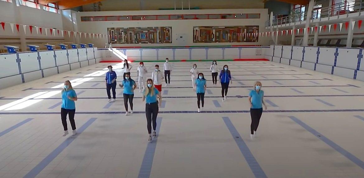 Örömtánc Budapest Gyógyfürdői Csillaghegyi fürdő Jerusalema kihívás BGYH tánc