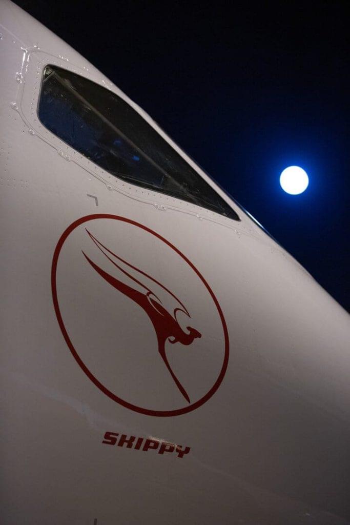 Qantas szuperhold különjárat holdfogyatkozás pilota