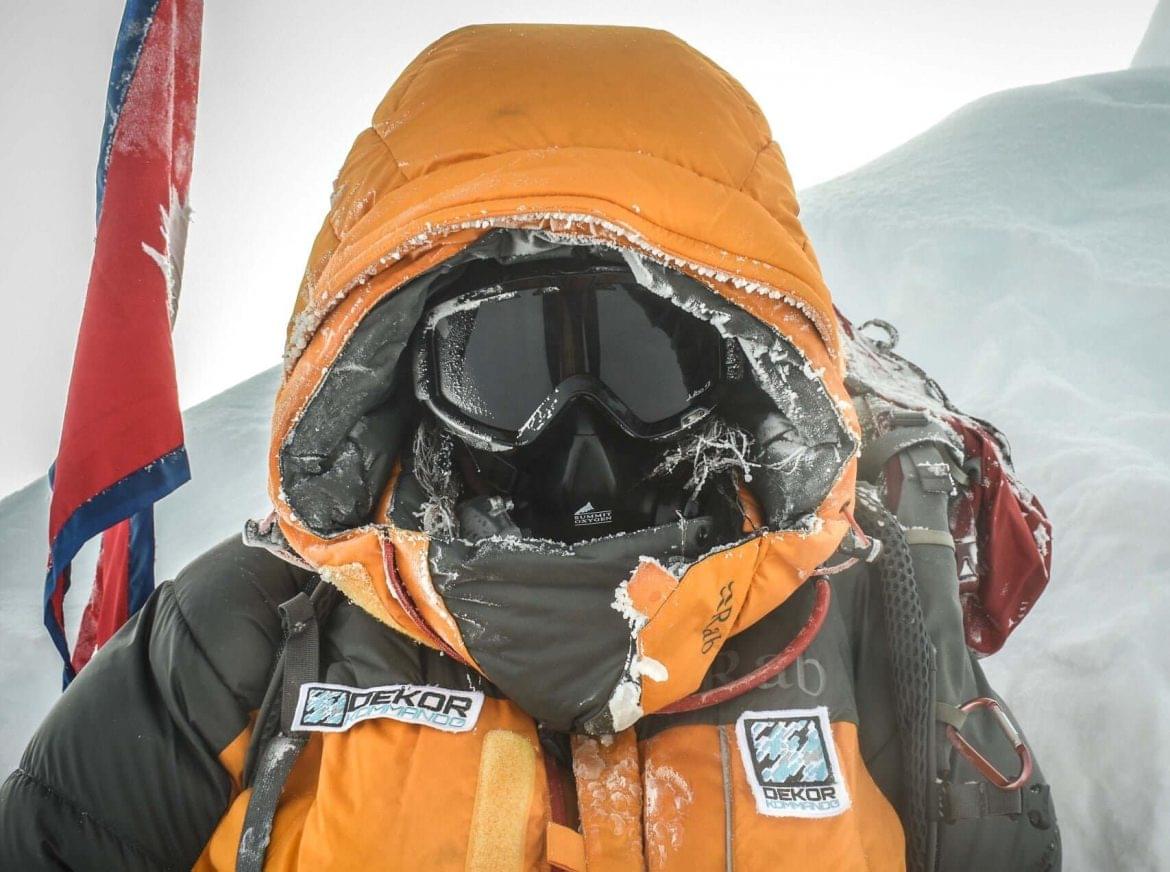 Female Yeti Manaszlu csúcstámadás Nepál Manaslu expedíció oxigén 8163 méter