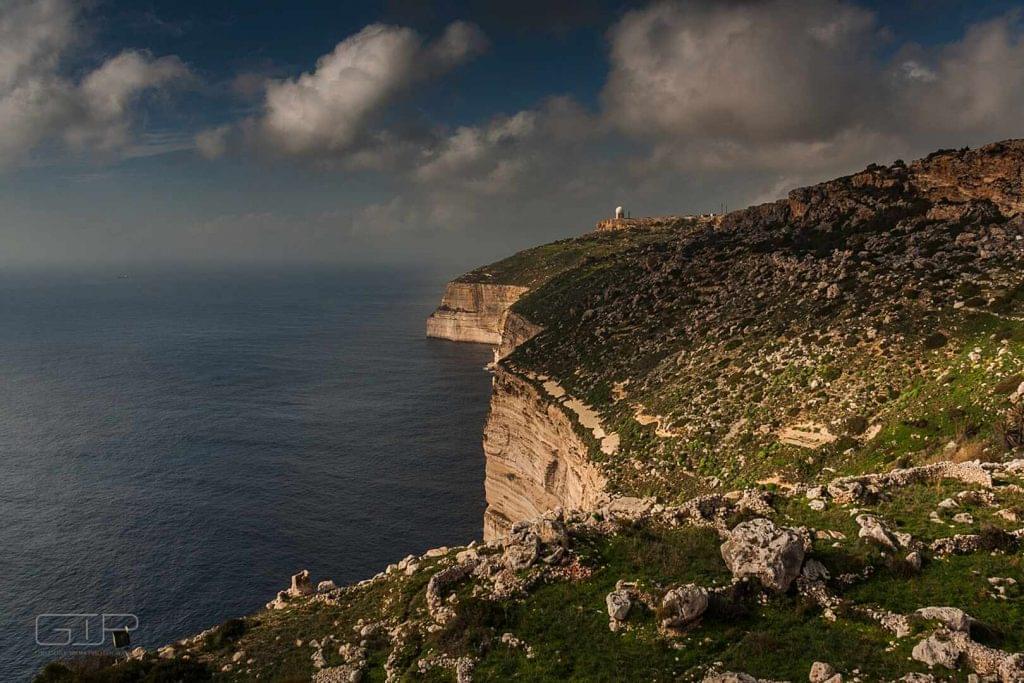 legszebb naplemente Málta szikla