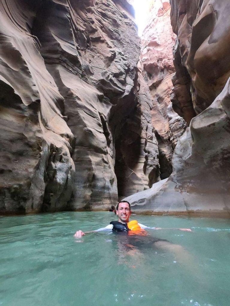 Wadi Mujib kanyon túra Jordánia