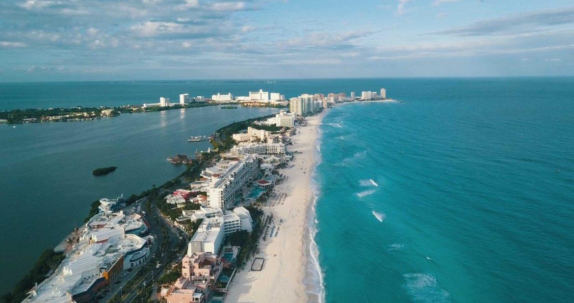 Cancun leglátogatottabb tengerpart Mexikó