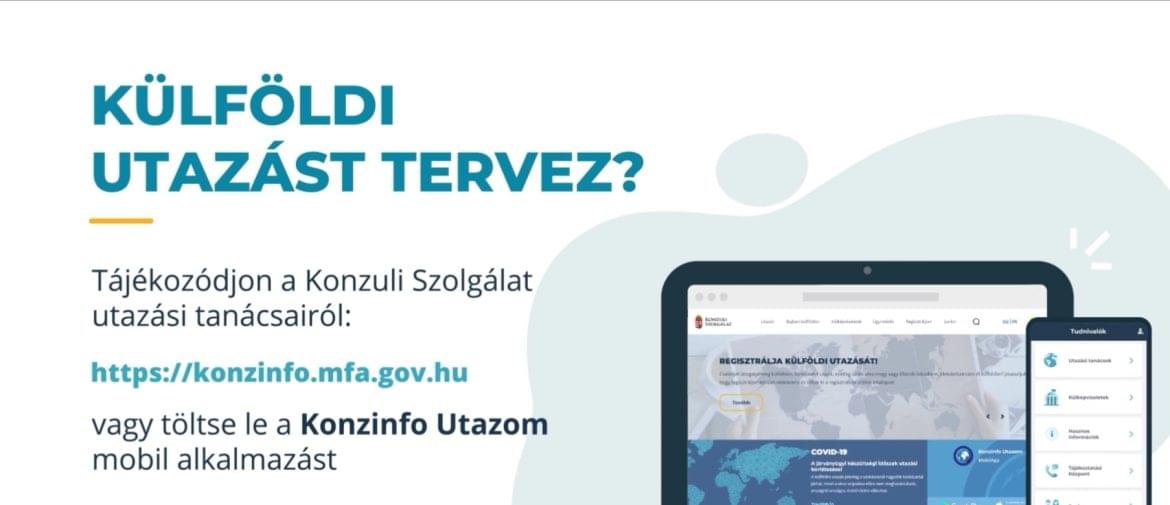 Konzinfo Utazom applikáció fejlesztés
