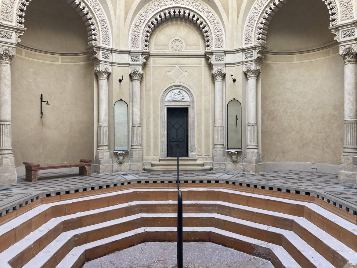 Rác fürdő bejárás képeken 2023 bejárás