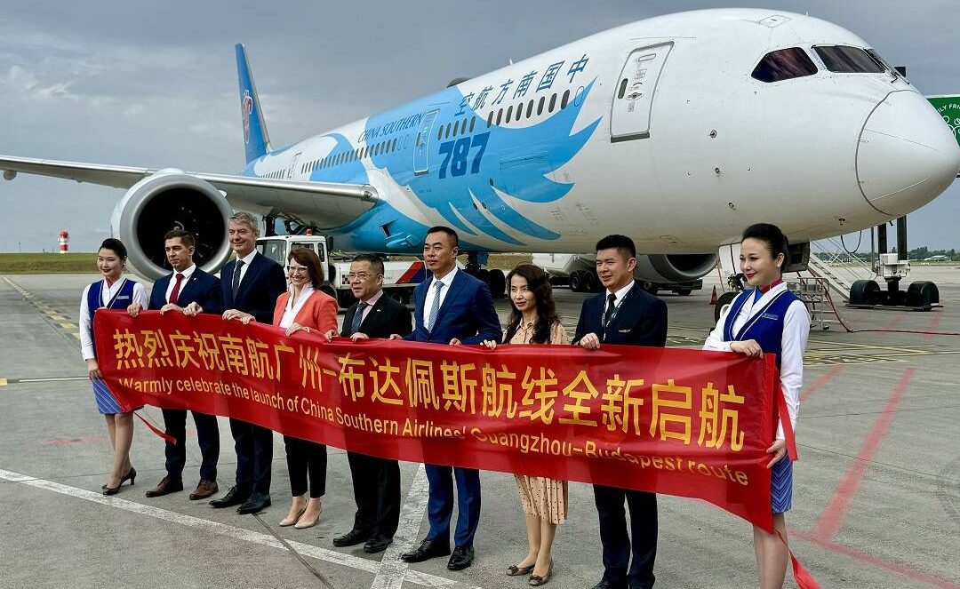 China Southern Budapest Kanton közvetlen járat