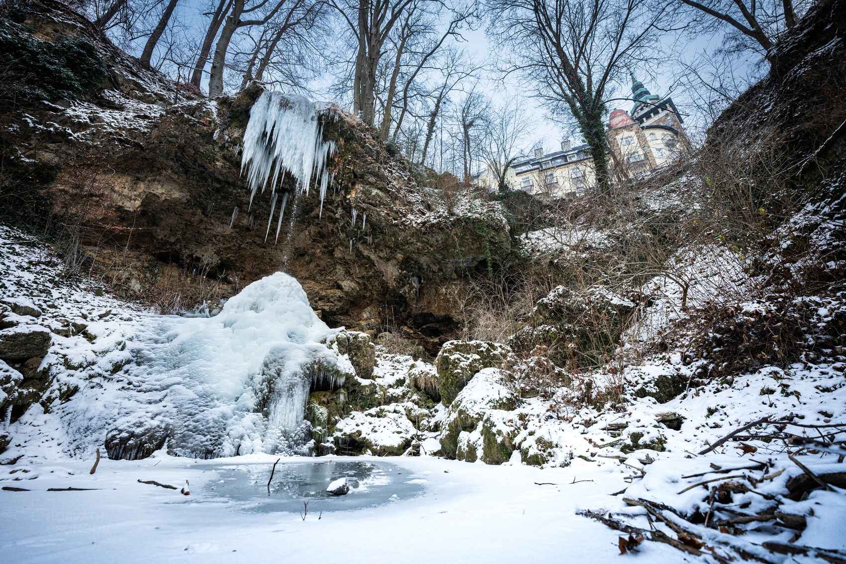 befagyott Magyarország legszebb vízesése
