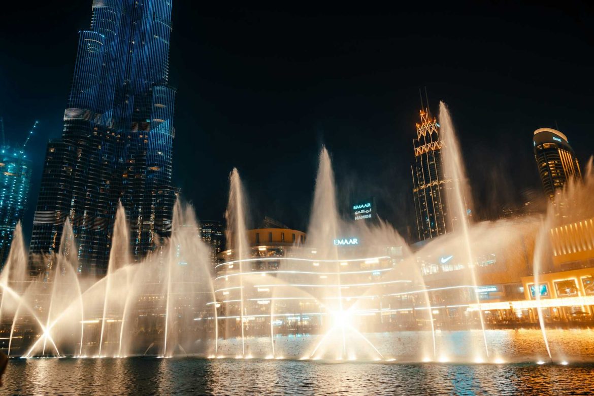 dubaj szökőkút leállás dubai fountain felújítás