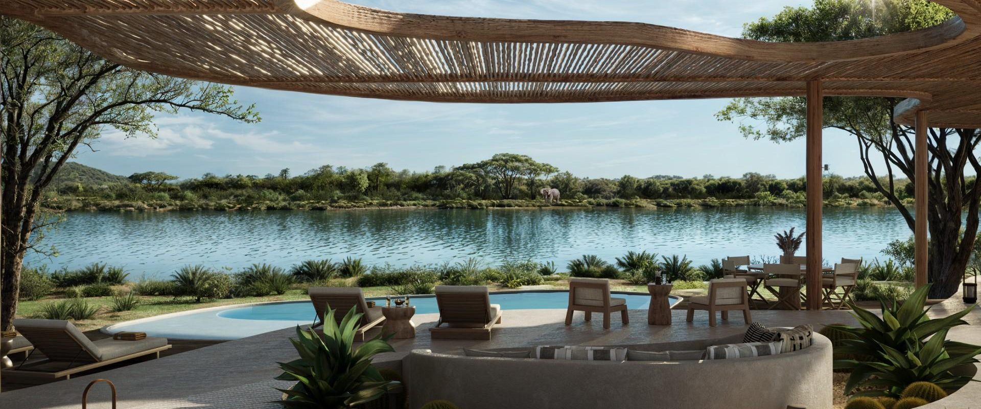 afrika spa resort ubuyu banyan tree escape tanzánia