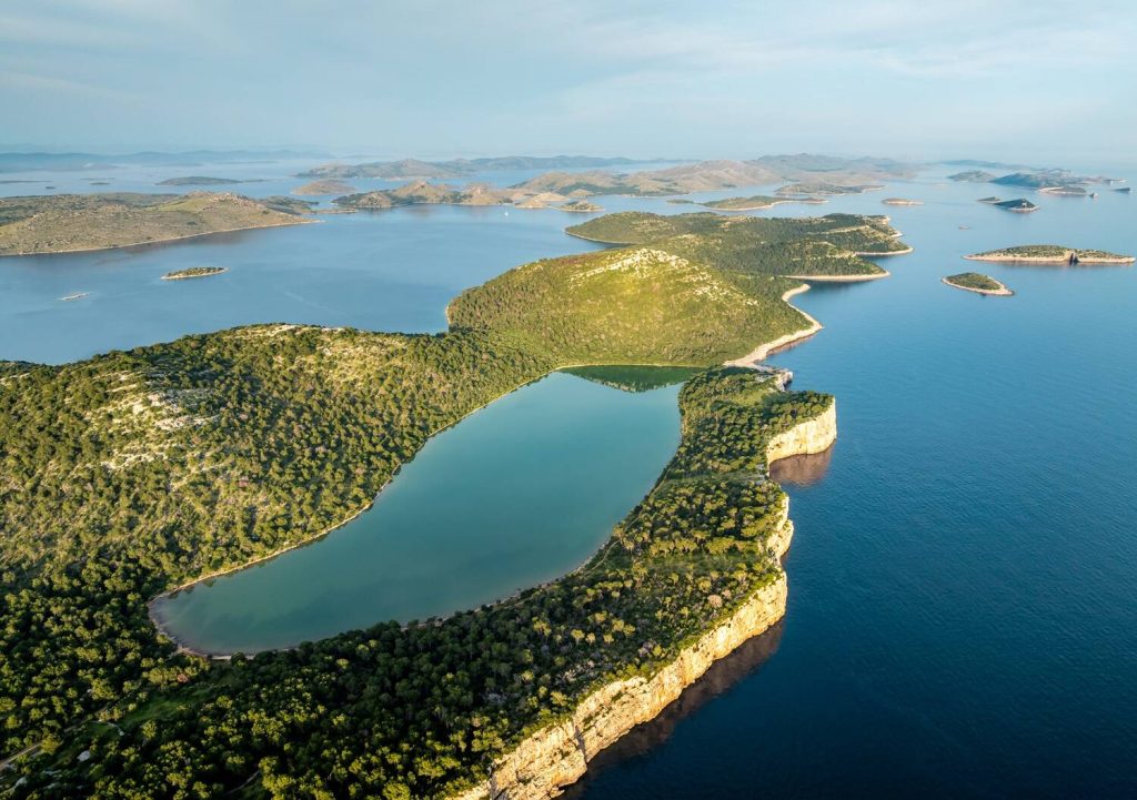Telascica Nemzeti Park Mir tó Horvátország tavak