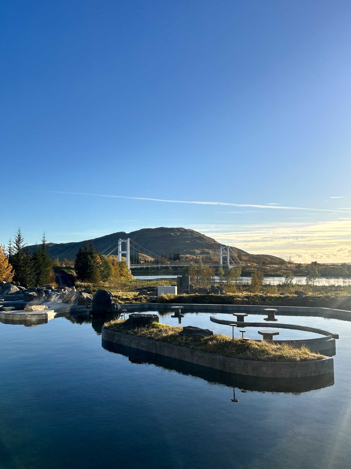 Laugaras Lagoon Izland megnyitott