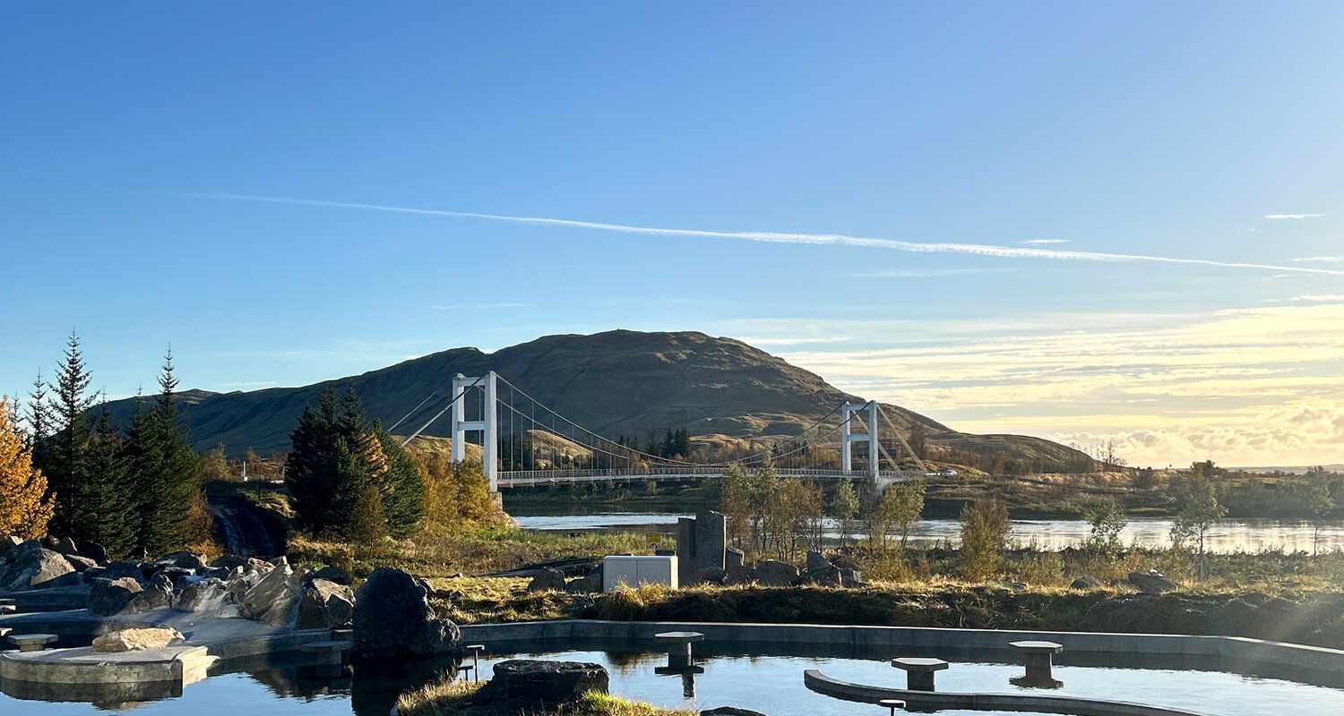 Laugaras Lagoon Izland megnyitott