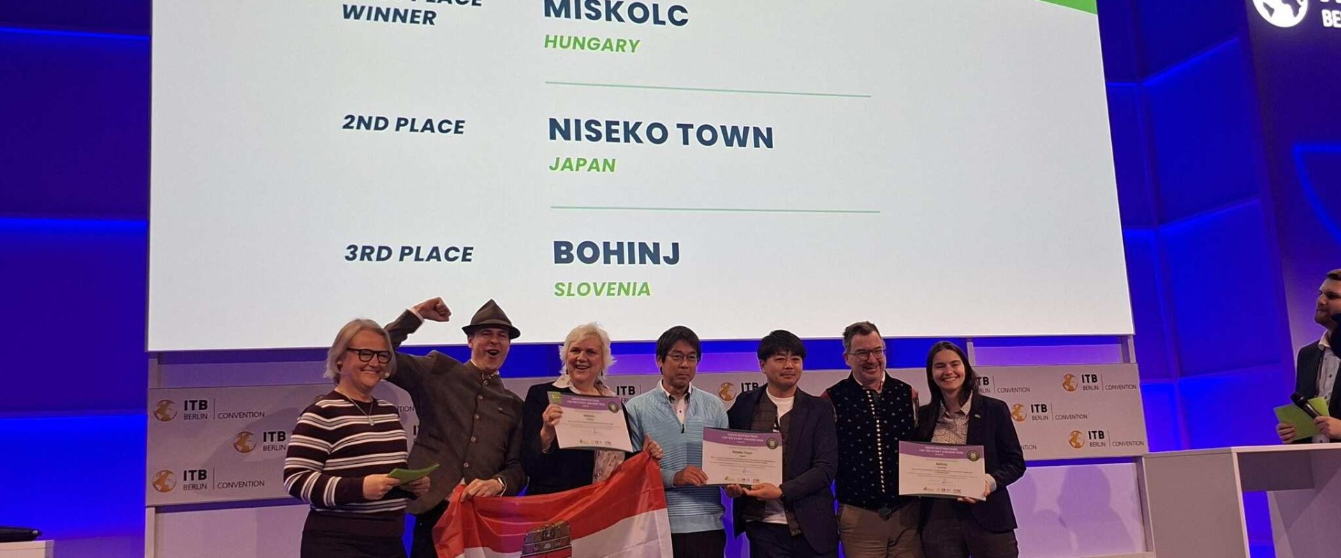 Miskolc Ehető Erdő Erdei Gasztroexpressz Green Destinations első helyezett