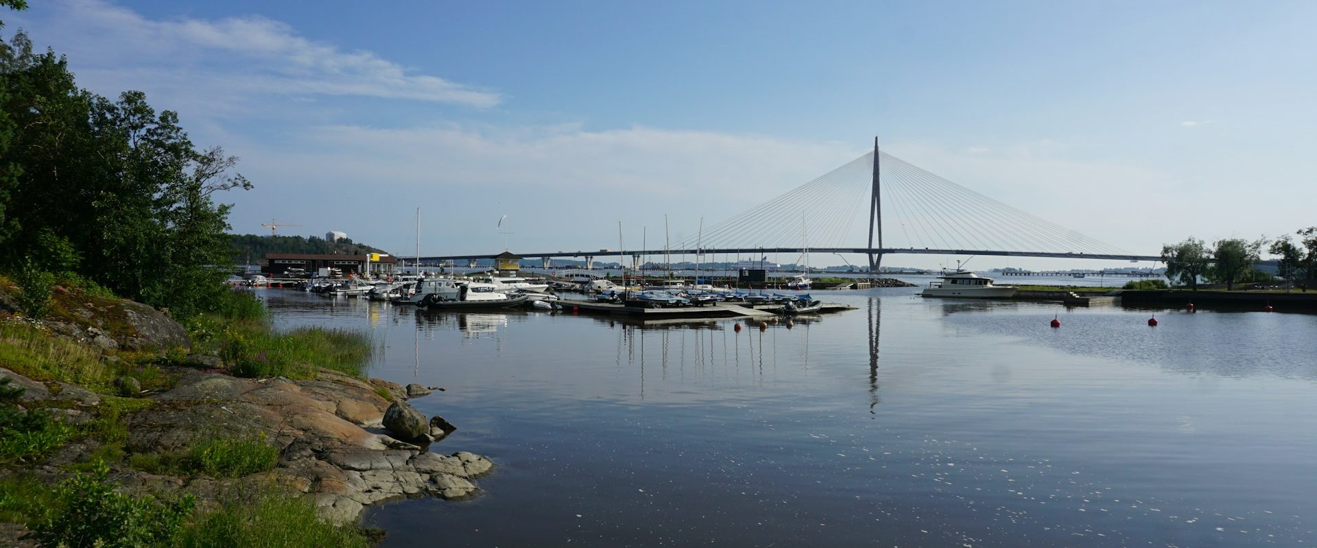 Finnország Helsinki új híd