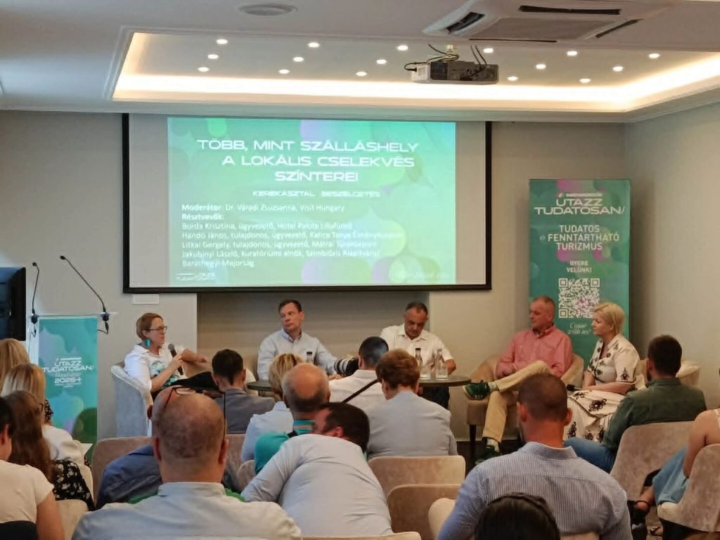 Kerekasztal-beszélgetés a fenntartható turizmusról a Visit Hungary Roadshow-n