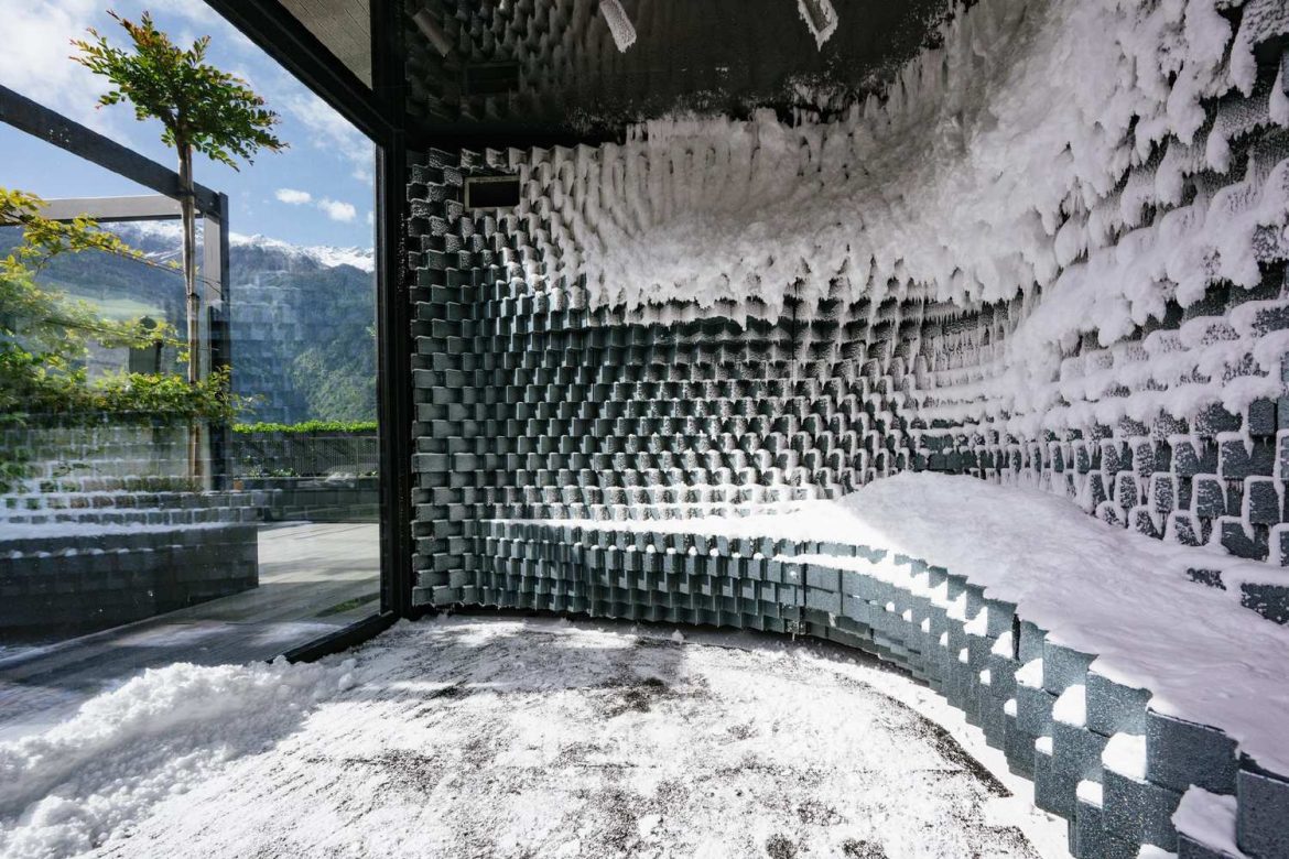 Hókamra valódi hóval a Preidlhof Luxury DolceVita Resortban